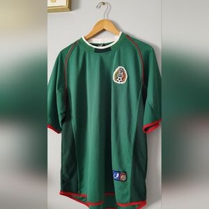 Shirt Athletic Football SoccerMeghan Sport  Team México Size XL Color Green